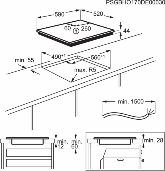 INDUCCION AEG ILB63336FB