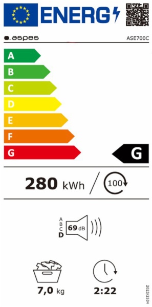 SECADORA EVACUACION ASPES ASE700C