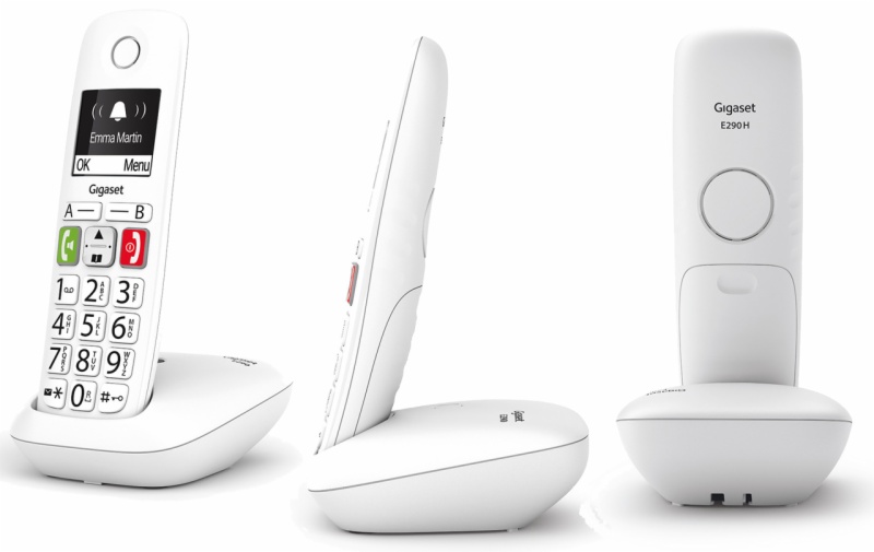 TELEFONO INALAMBRICO GIGASET E290 BLANCO