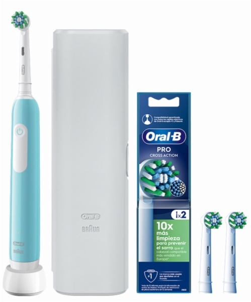 CEPILLO DENTAL BRAUN PRO1 TURQ+FUNDA+2REC