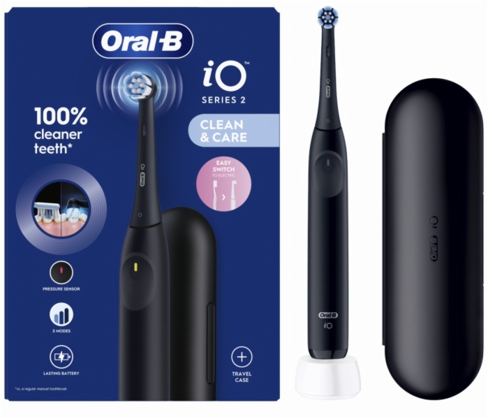 CEPILLO DENTAL BRAUN IO 2 NEGRO C/FUNDA