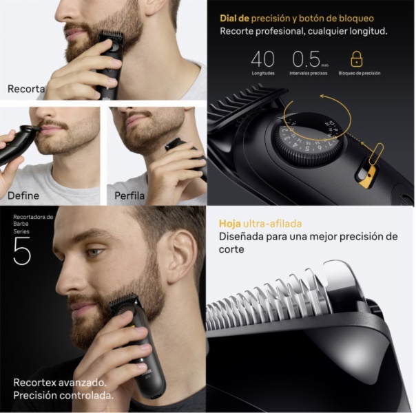 BARBERO ELECT. BRAUN BT5560 SERIE 5