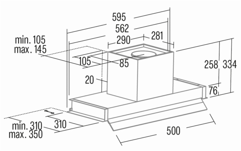 CAMPANA CATA CORONA X 60 /B