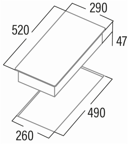 VITROCERAMICA CATA TD 3002 BK /B