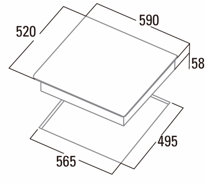 VITROCERAMICA INDUCCION CATA IB 6303 BK /A