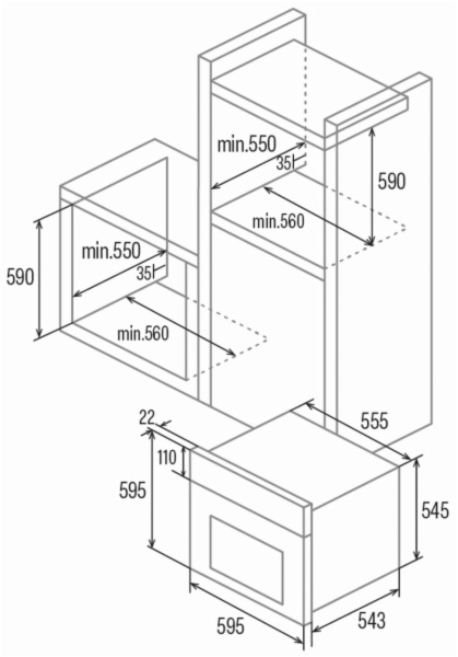 HORNO CATA MDS 8007 FB
