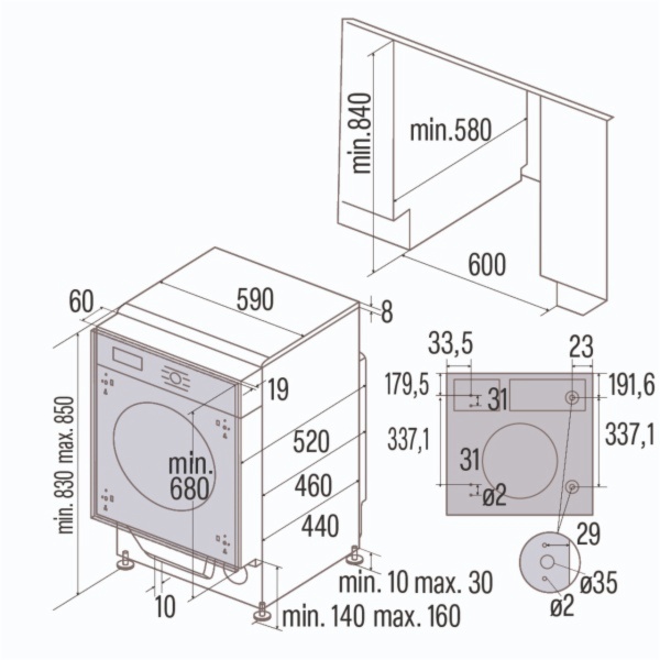 LAVADORA CATA LI 08015