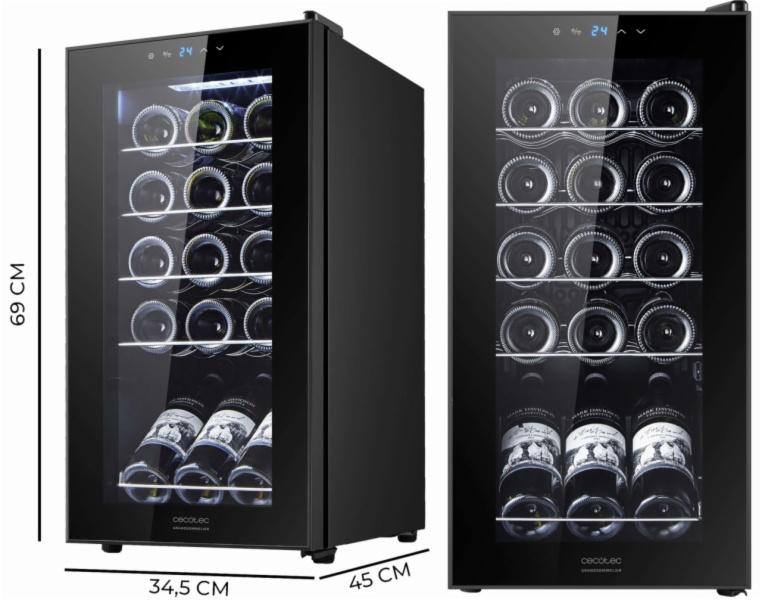 VINOTECA CECOTEC GRANDSOMMELIER1550bl