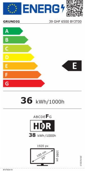 TELEVISOR LED GRUNDIG 39 GHF 6500