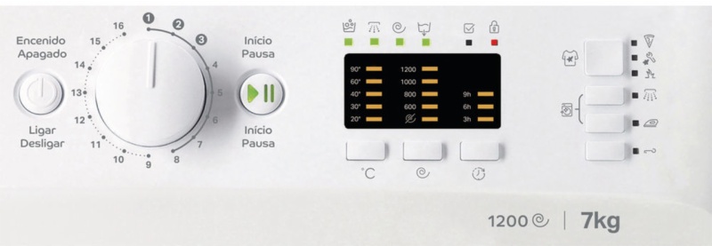 LAVADORA INDESIT MTWA 71252 W SPT