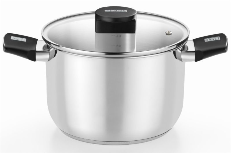 OLLA INOX MONIX ELITE C/TAPA VIDRIO