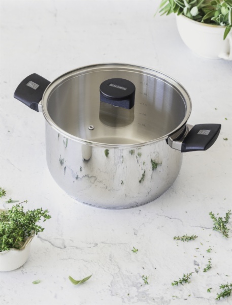 OLLA INOX MONIX ELITE C/TAPA VIDRIO
