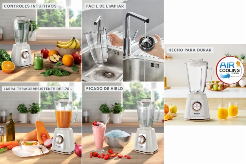 BATIDORA VASO MOULINEX LM430A10