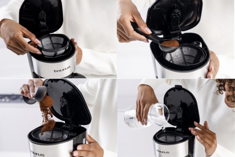 CAFETERA GOTEO TAURUS VERONA 6 INOX