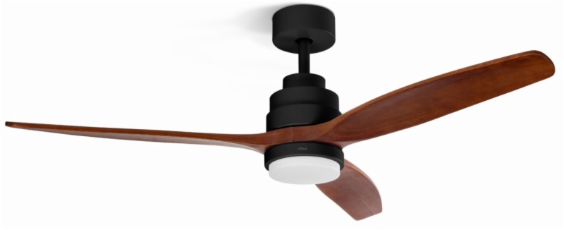 VENTILADOR UFESA NEPAL NEGRO ROBLE