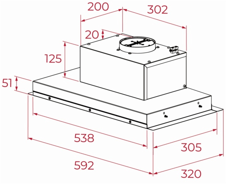CAMPANA TEKA GFI 63030 KOS NEGRO