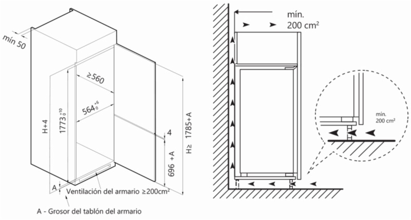 FRIGO COMBI TEKA RBF 43345 FI