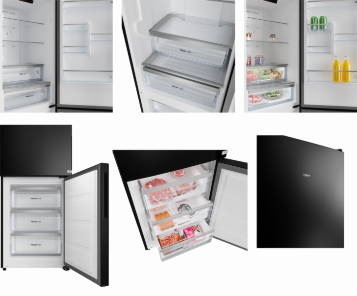 FRIGORIFICO COMBI TEKA RBF 44630 NEGRO