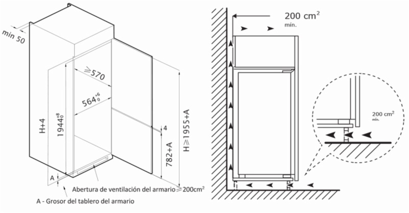 FRIGORIFICO COMBI TEKA RBF 78385 FI