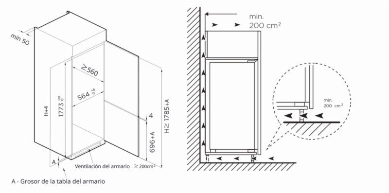 FRIGORIFICO COMBI TEKA RBF 73355 FI