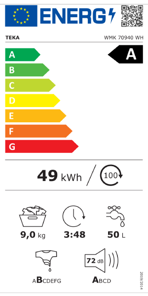 LAVADORA TEKA WMK 70940 BLANCO