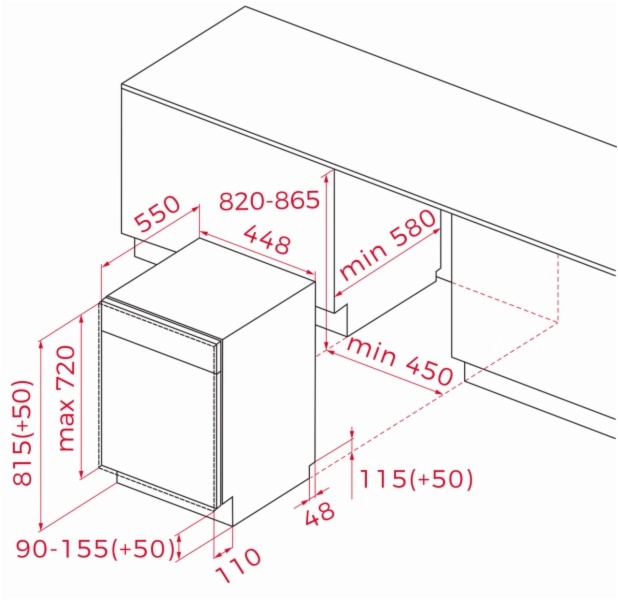 LAVAVAJILLAS TEKA DFI 44800