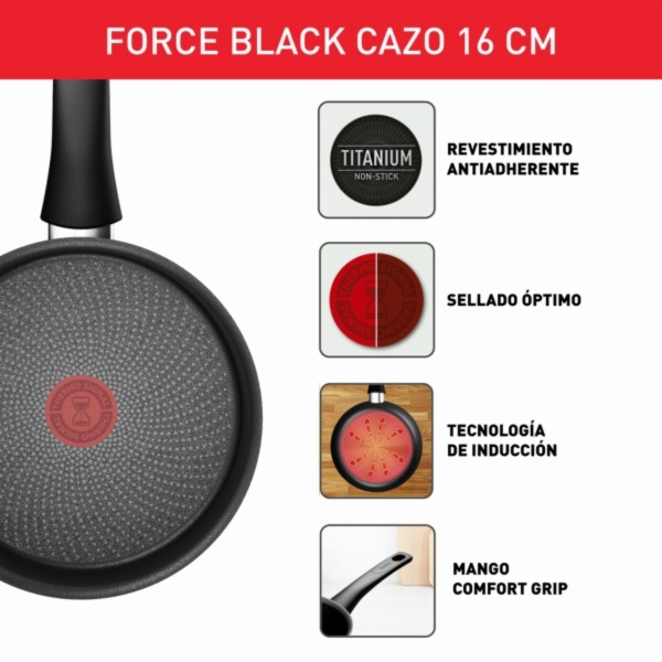 CAZOS TEFAL C2782812 FORCE BLACK