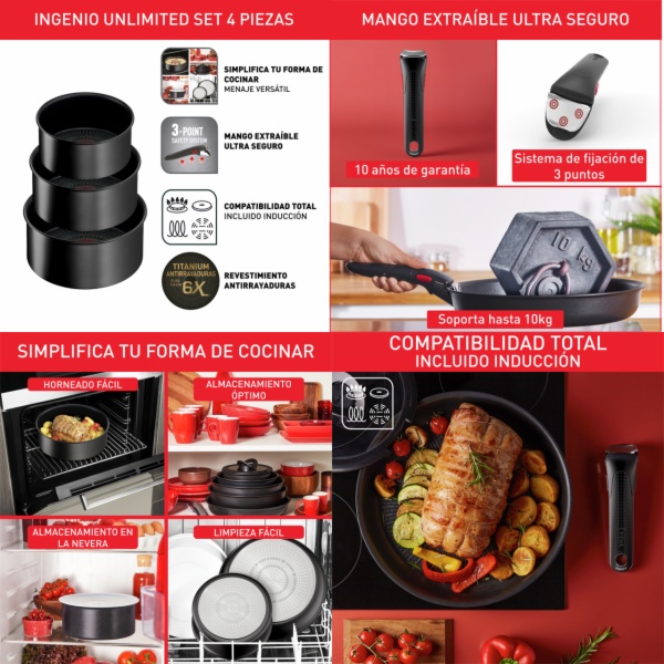 SARTEN TEFAL L7639343 INGENIO UNL