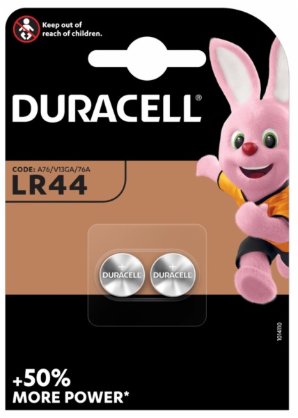 PILAS DURACELL LR 44 B2