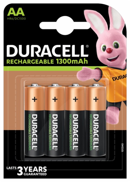 PILAS DURACELL RECARGABLE AA 1300B4