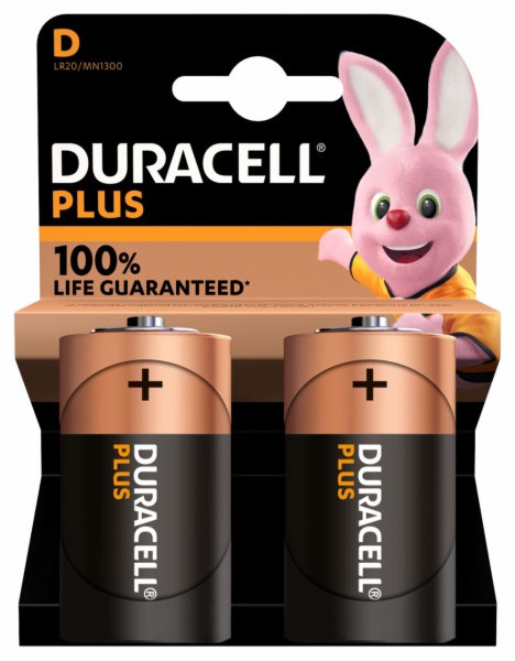 PILAS DURACELL D LR20 K2 ALC.PLUS