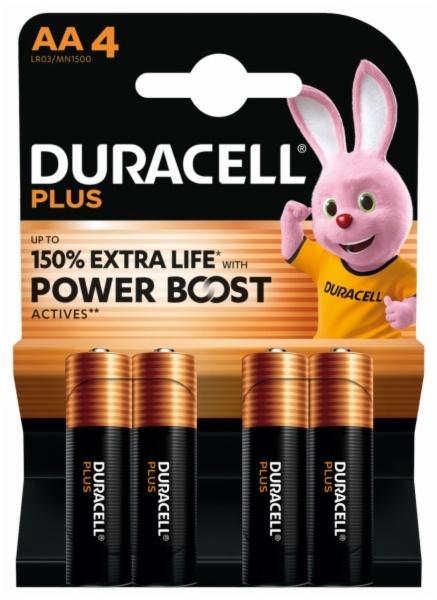PILAS DURACELL AA LR06 K4 ALC.PLUS
