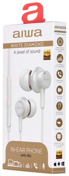 AURICULARES AIWA ESTM-500WT