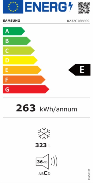 CONGELADOR SAMSUNG RZ32C76BES9/EF