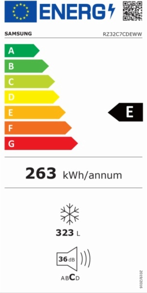 CONGELADOR SAMSUNG RZ32C7CDEWW/EF