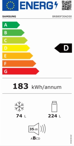 FRIGORIFICO COMBI SAMSUNG BRB80F30ADS0EF