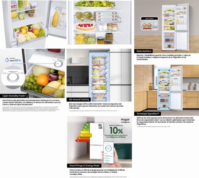 FRIGORIFICO COMBI SAMSUNG RB34C672EWW/EF