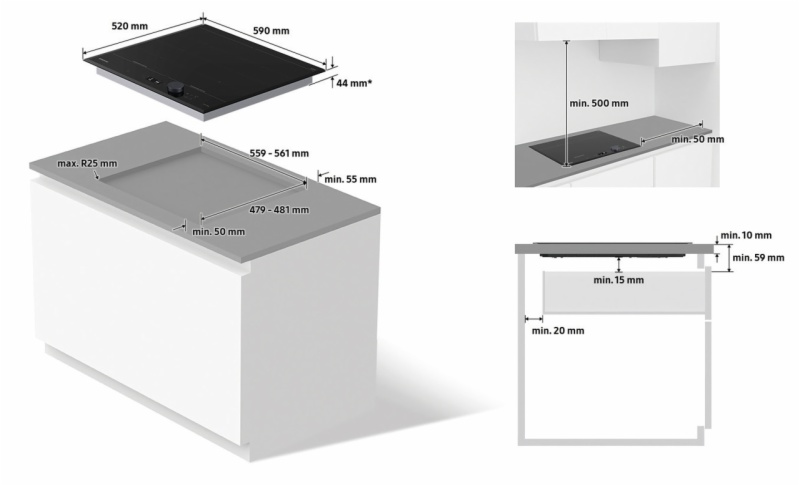 VITROCERAMICA INDUCCION SAMSUNG NZ63B5045GK/U1