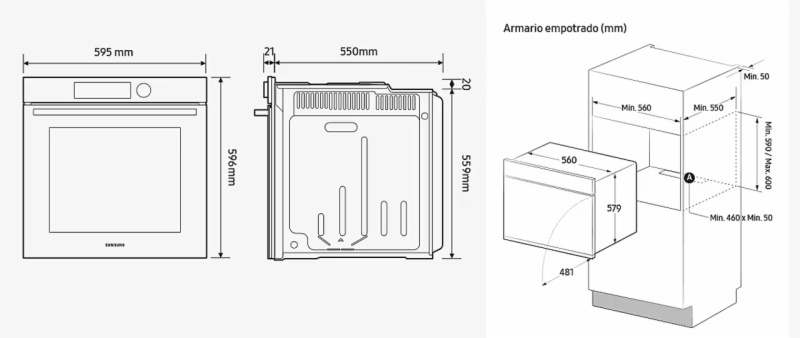 HORNO SAMSUNG NV7B6795JAK/U1