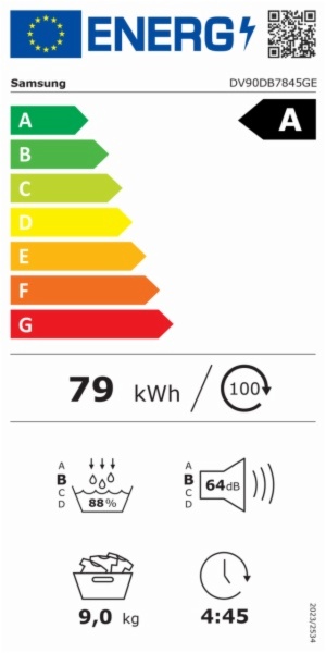 SECADORA CONDENSACION SAMSUNG DV90DB7845GEU3