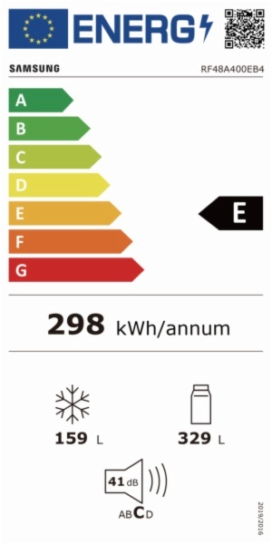 COMBI AMERICANO NO FROST  SAMSUNG RF48A400EB4/EF