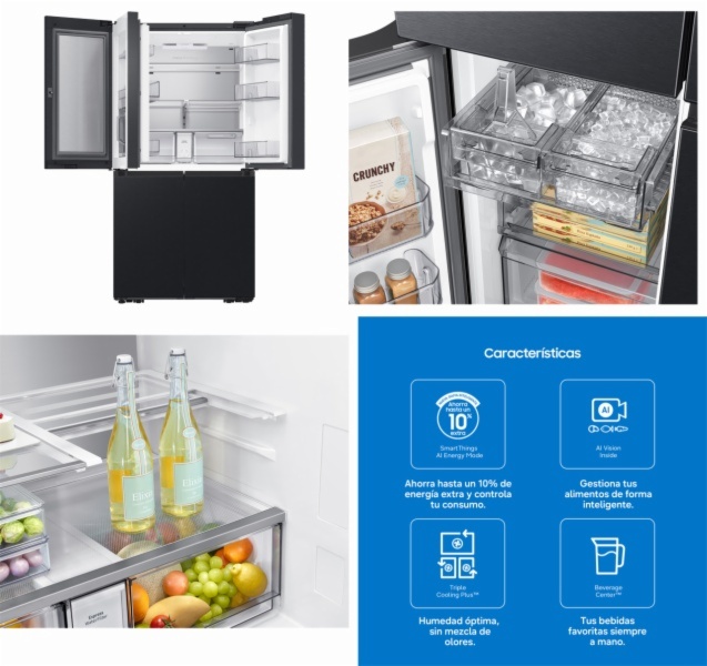 COMBI AMERICANO NO FROST  SAMSUNG RF65DG9H0EB1EF