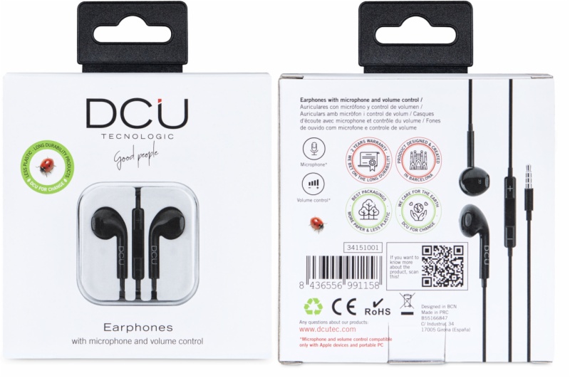 AURICULARES DCU TECNOL. 34151001