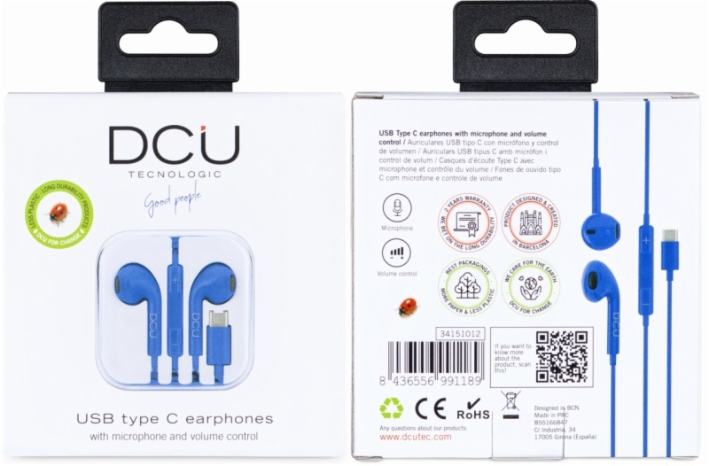 AURICULARES DCU TECNOL. 34151012 TIPO C