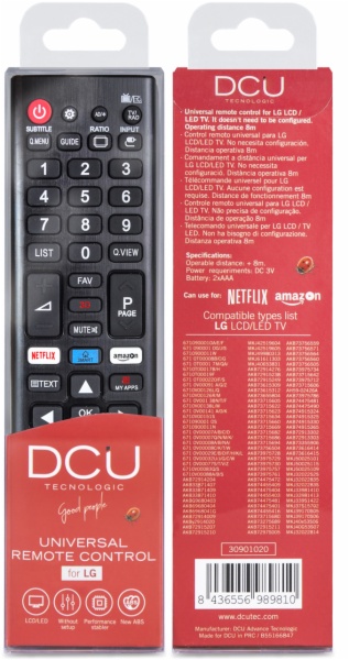 MANDO DISTANCIA DCU TECNOL. 30901020 LG