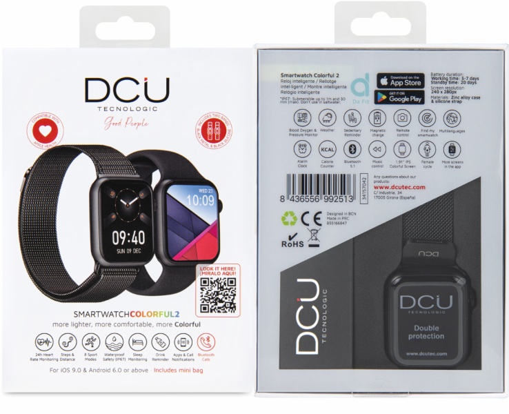 RELOJ INTELIGEN DCU TECNOL. 34157042 COLORFUL 2