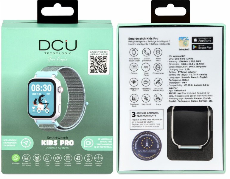 RELOJ INTELIGEN DCU TECNOL. 34159052 KIDS PRO