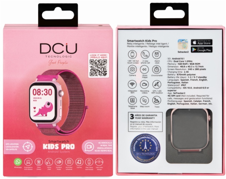 RELOJ INTELIGEN DCU TECNOL. 34159054 KIDS PRO