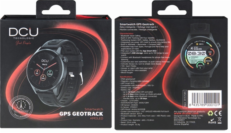 RELOJ INTELIGEN DCU TECNOL. 34157085 GPS GEOTRAC