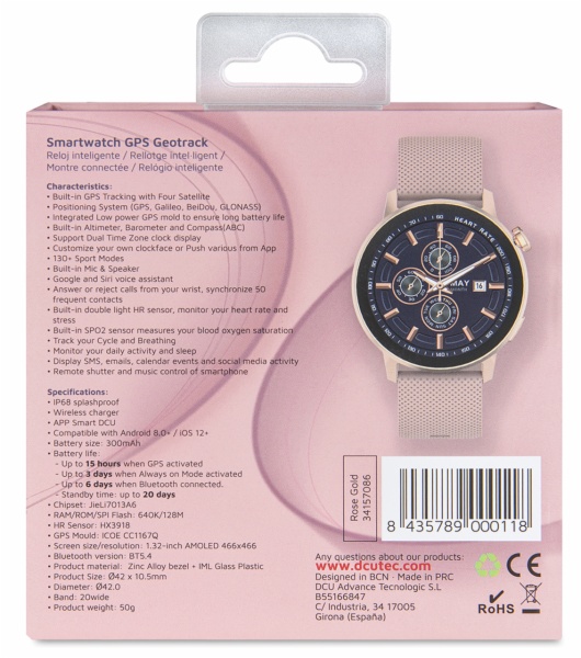 RELOJ INTELIGEN DCU TECNOL. 34157086GPSGEOTRAC.S
